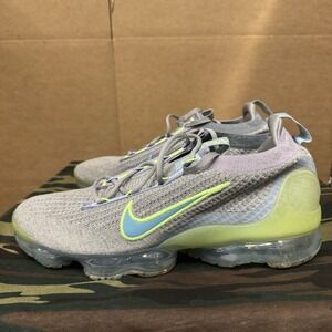 Nike Air VaporMax 2021 FK Particle Grey Green Men Size 10 DH4084-003 Worn‎ Once!
